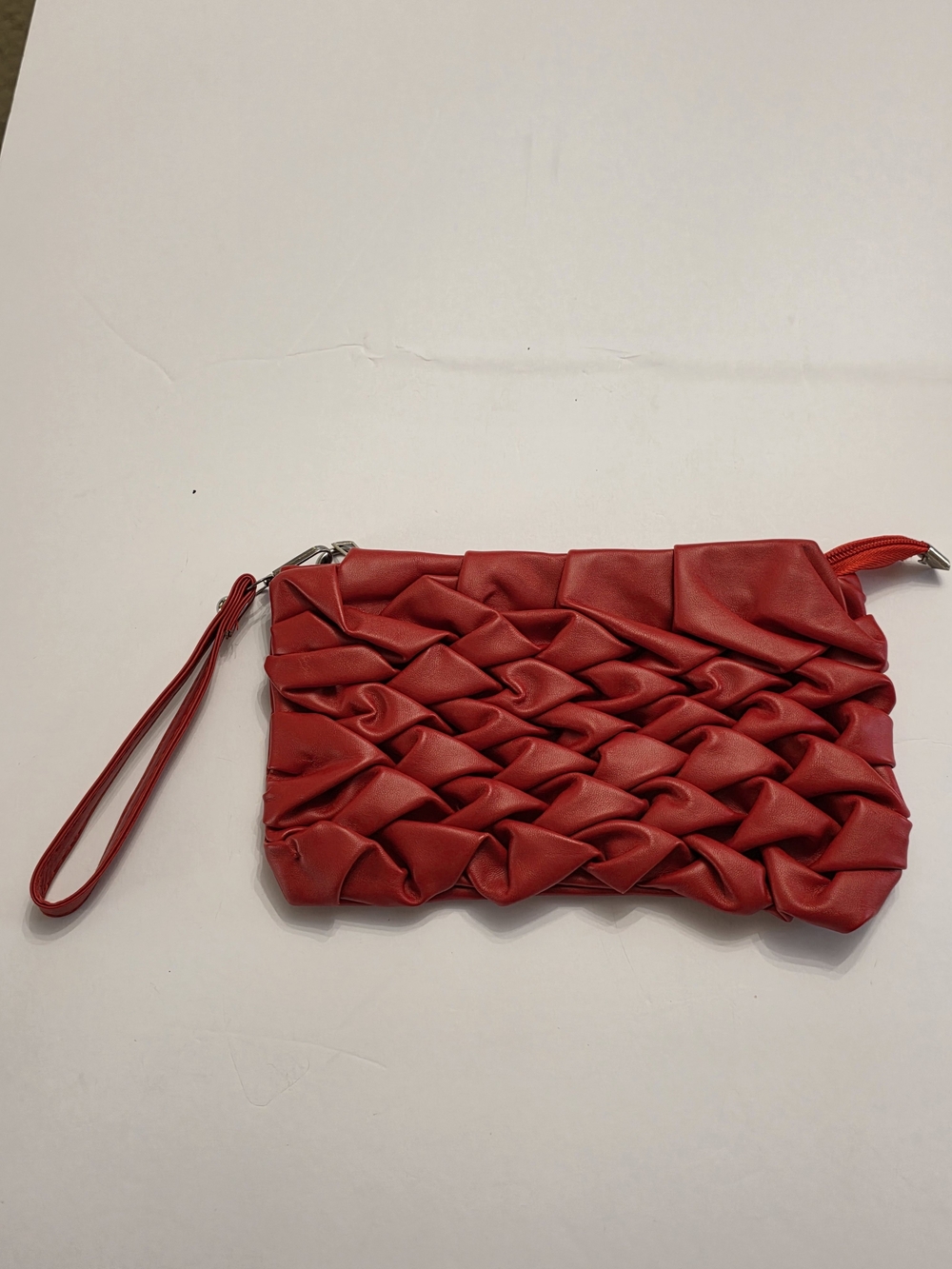Red Woven Wristlet Clutch - Women Bags
